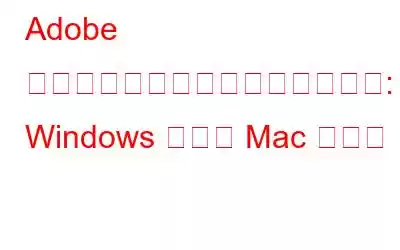 Adobe 正規ソフトウェア整合性サービス: Windows および Mac の修正