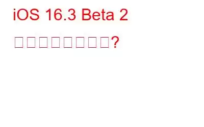 iOS 16.3 Beta 2 で何が試せるのか?