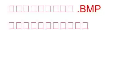 削除または紛失した .BMP ファイルを回復する方法